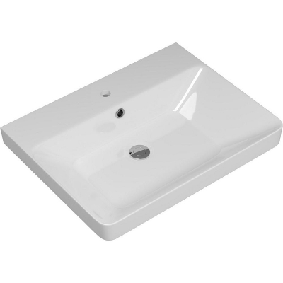 Тумба с раковиной Brevita Victory 60 УТ000025788 подвесная Серый шелк