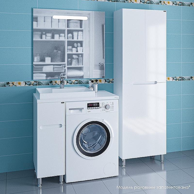 Тумба под раковину СанТа Лондон 90 224027 Белая, купить, цена, заказать, магазин, доставка, скидка, промокод, купить, цена, заказать, магазин, доставка, скидка, промокод