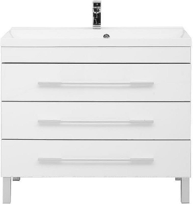 Тумба с раковиной Aquanet Верона 100 212871 Белая