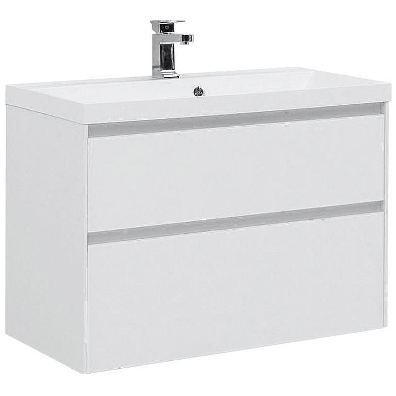 Тумба под раковину Aquanet Гласс 90 196960 подвесной Белая, купить, цена, заказать, магазин, доставка, скидка, промокод, купить, цена, заказать, магазин, доставка, скидка, промокод