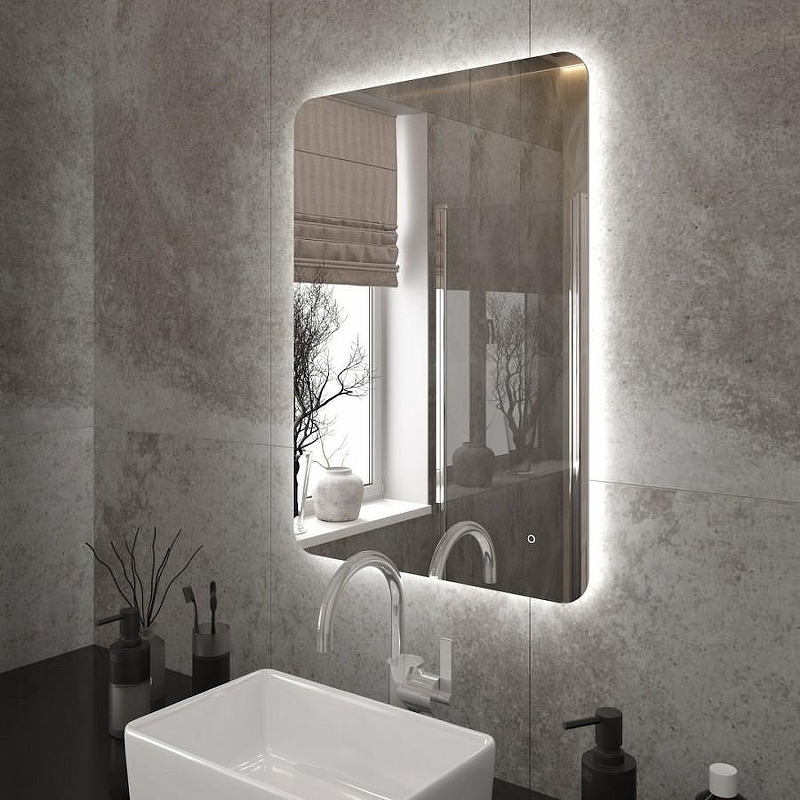 Зеркало Maretti Florenza 50 FL145070P16EL с подсветкой с сенсорным выключателем и диммером, купить, цена, заказать, магазин, доставка, скидка, промокод, купить, цена, заказать, магазин, доставка, скидка, промокод