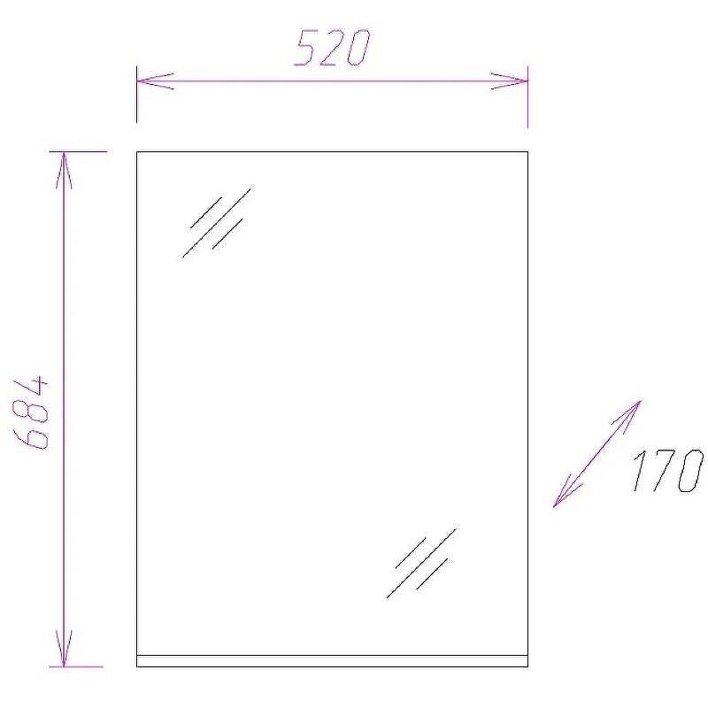 Зеркало Onika Эко 52.00 205210 Белое, купить, цена, заказать, магазин, доставка, скидка, промокод, купить, цена, заказать, магазин, доставка, скидка, промокод