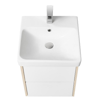 Тумба под раковину Aquaton Сканди 45 1A251601SDB20 подвесная Белый Дуб верона