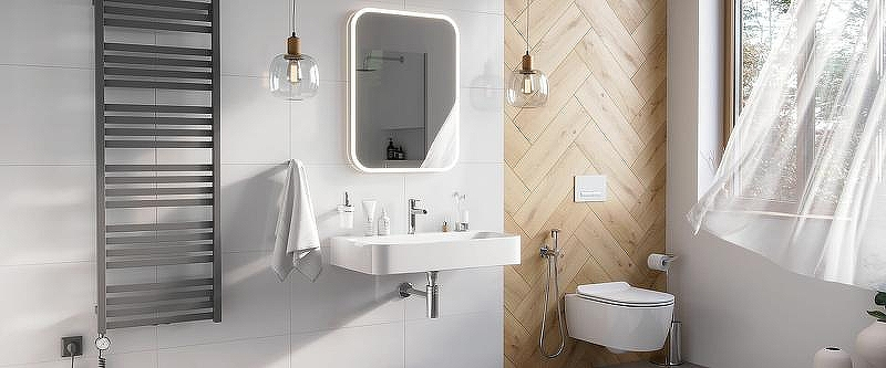 Зеркало Excellent Lumiro 60 DOEX.LU080.060.AC с подсветкой с сенсорным выключателем, купить, цена, заказать, магазин, доставка, скидка, промокод, купить, цена, заказать, магазин, доставка, скидка, промокод