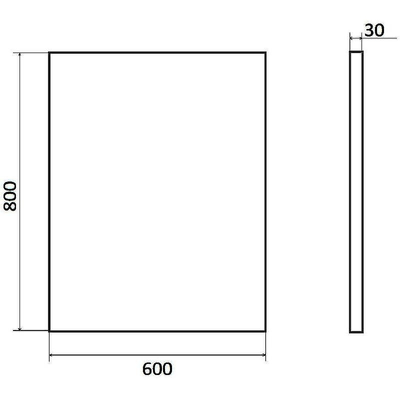 Зеркало WellWant by Orange 60 WWZAWB36080W с подсветкой с сенсорным выключателем, купить, цена, заказать, магазин, доставка, скидка, промокод, купить, цена, заказать, магазин, доставка, скидка, промокод