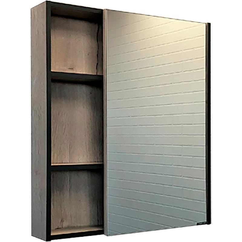 Зеркальный шкаф Comforty Вена 70 00-00009272 Дуб дымчатый, купить, цена, заказать, магазин, доставка, скидка, промокод, купить, цена, заказать, магазин, доставка, скидка, промокод