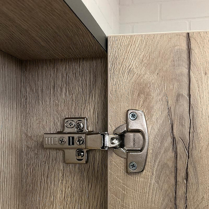 Зеркальный шкаф Comforty Вена 70 00-00009272 Дуб дымчатый, купить, цена, заказать, магазин, доставка, скидка, промокод, купить, цена, заказать, магазин, доставка, скидка, промокод