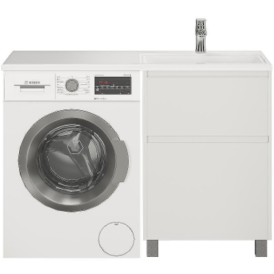 Тумба с раковиной Creto Cafor 110 R 19-W110R Белый глянец