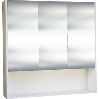 Зеркальный шкаф Bellezza Ницца 90 4611015030010 Белый, купить, цена, заказать, магазин, доставка, скидка, промокод, купить, цена, заказать, магазин, доставка, скидка, промокод