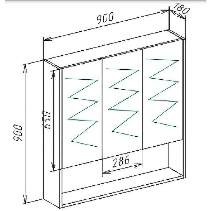 Зеркальный шкаф Bellezza Ницца 90 4611015030010 Белый, купить, цена, заказать, магазин, доставка, скидка, промокод, купить, цена, заказать, магазин, доставка, скидка, промокод