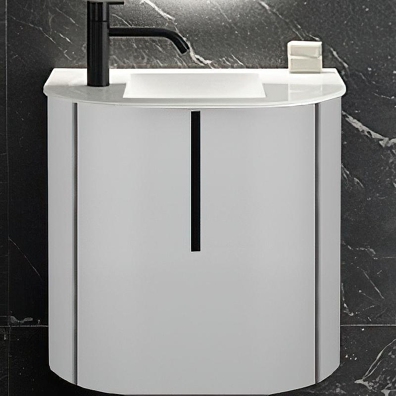 Тумба с раковиной Burgbad Lavo 2.0 55 SGCG053LG0227F5048C0037*1 подвесная Белая глянцевая, купить, цена, заказать, магазин, доставка, скидка, промокод, купить, цена, заказать, магазин, доставка, скидка, промокод