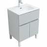 Тумба под раковину Aquanet Алвита New 60 277548 Серая матовая, купить, цена, заказать, магазин, доставка, скидка, промокод, купить, цена, заказать, магазин, доставка, скидка, промокод