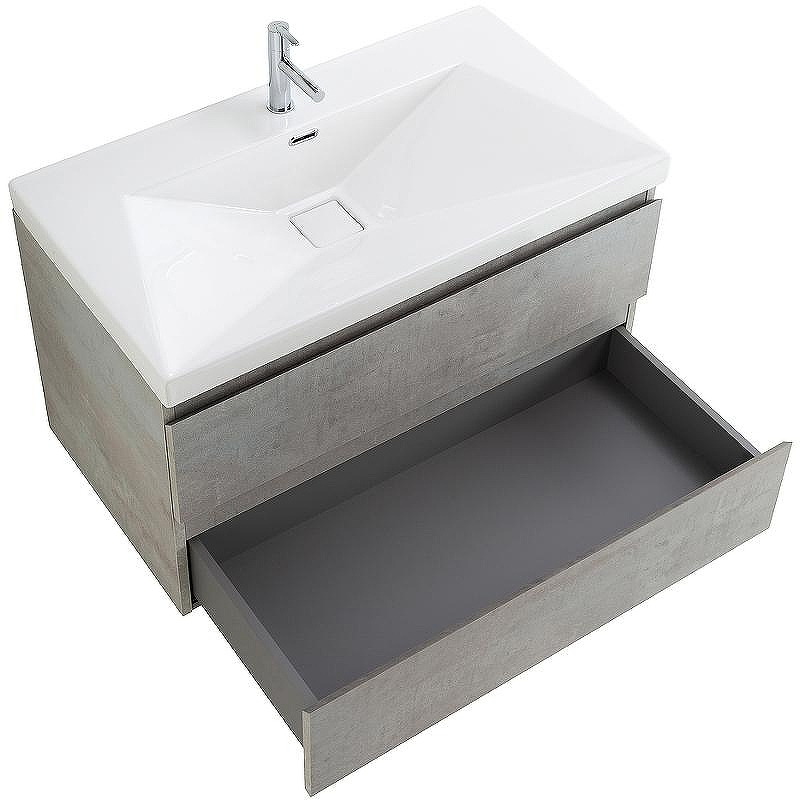 Тумба под раковину Cezares Molveno 100 MOLVENO-100-2C-SO-BET подвесная Beton, купить, цена, заказать, магазин, доставка, скидка, промокод, купить, цена, заказать, магазин, доставка, скидка, промокод