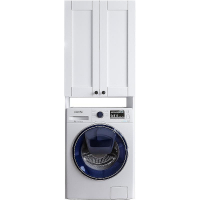 Шкаф пенал Бриклаер Хелена 65 4627125416422 над стиральной машиной Рамочный белый, купить, цена, заказать, магазин, доставка, скидка, промокод, купить, цена, заказать, магазин, доставка, скидка, промокод