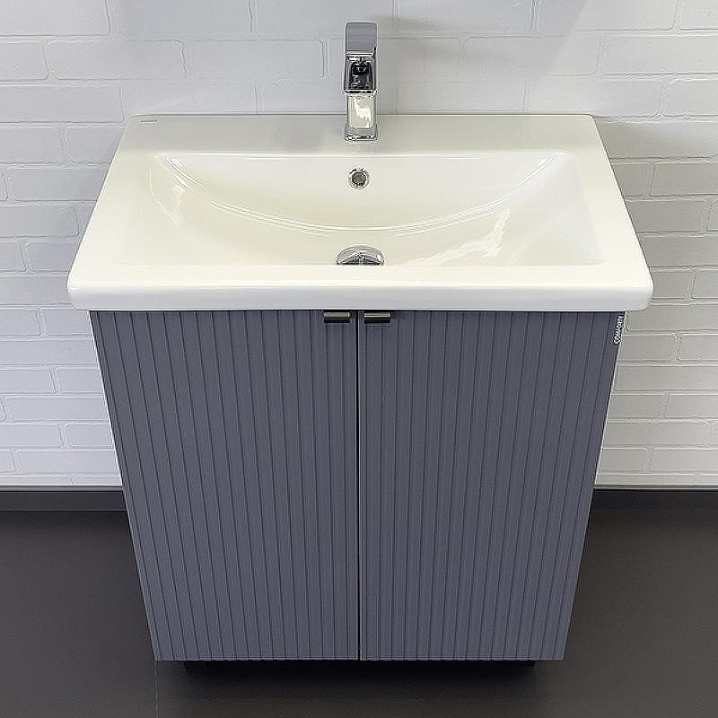 Тумба с раковиной Comforty Лима 70 00-00013686 Антрацит, купить, цена, заказать, магазин, доставка, скидка, промокод, купить, цена, заказать, магазин, доставка, скидка, промокод