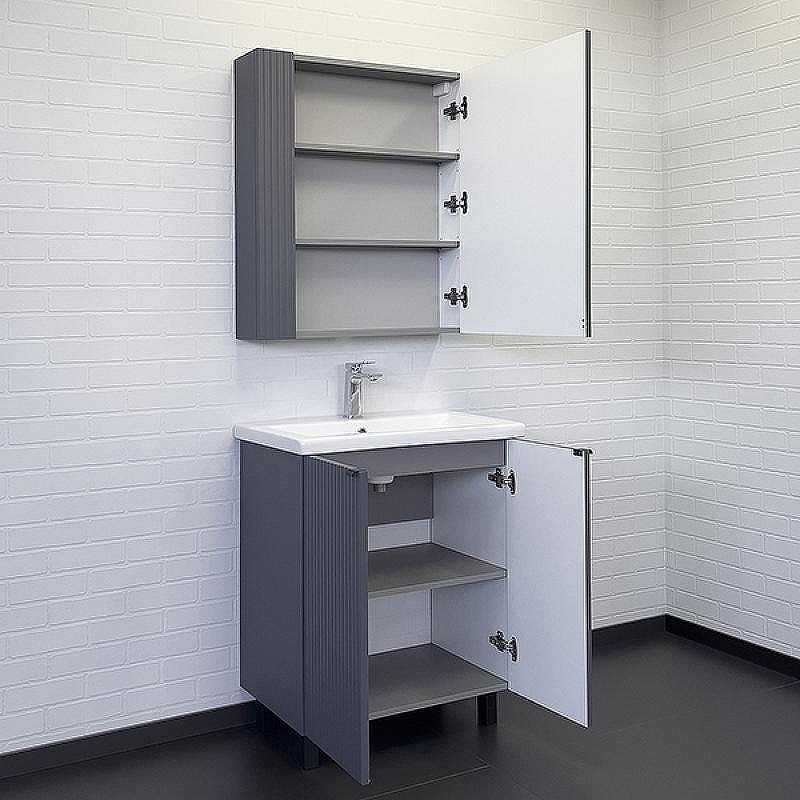 Тумба с раковиной Comforty Лима 70 00-00013686 Антрацит, купить, цена, заказать, магазин, доставка, скидка, промокод, купить, цена, заказать, магазин, доставка, скидка, промокод