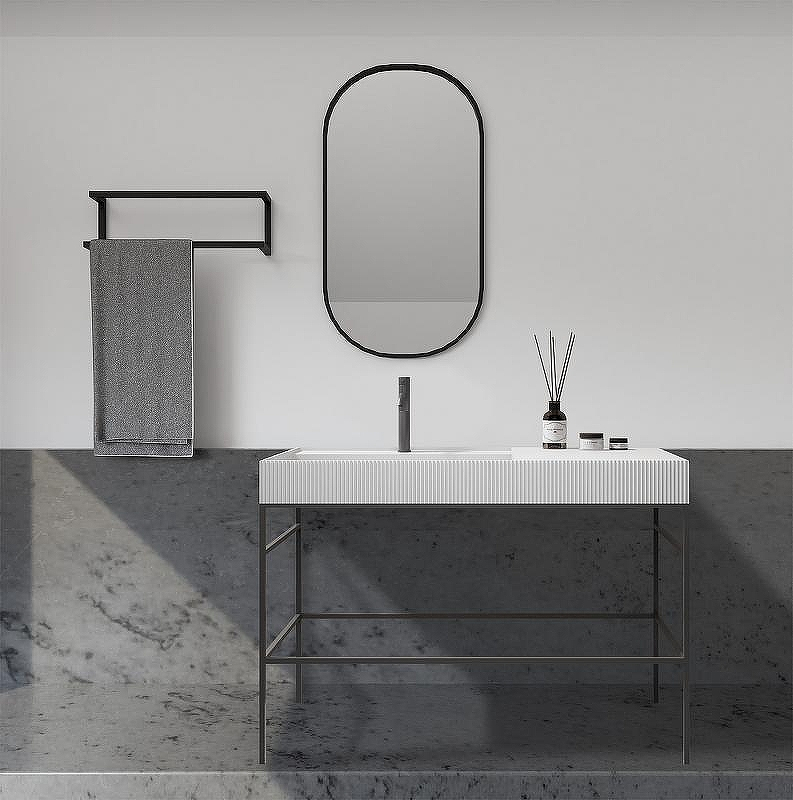 Консоль с раковиной Abber Stein 120 AS2647 Черная, купить, цена, заказать, магазин, доставка, скидка, промокод, купить, цена, заказать, магазин, доставка, скидка, промокод