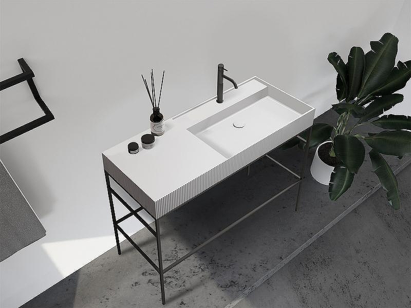 Консоль с раковиной Abber Stein 120 AS2647 Черная, купить, цена, заказать, магазин, доставка, скидка, промокод, купить, цена, заказать, магазин, доставка, скидка, промокод