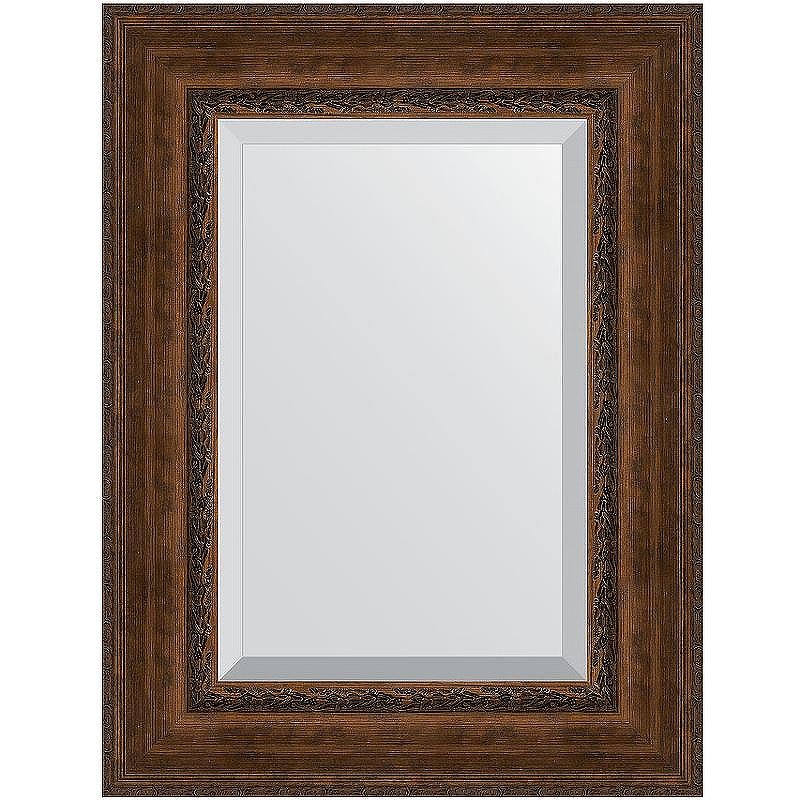 Зеркало Evoform Exclusive 82х62 BY 3403 с фацетом в багетной раме - Состаренная бронза с орнаментом 120, купить, цена, заказать, магазин, доставка, скидка, промокод, купить, цена, заказать, магазин, доставка, скидка, промокод
