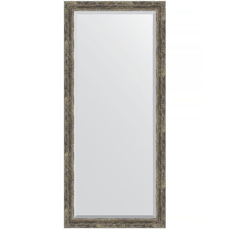 Зеркало Evoform Exclusive 163х73 BY 3590 с фацетом в багетной раме - Старое дерево с плетением 70, купить, цена, заказать, магазин, доставка, скидка, промокод, купить, цена, заказать, магазин, доставка, скидка, промокод