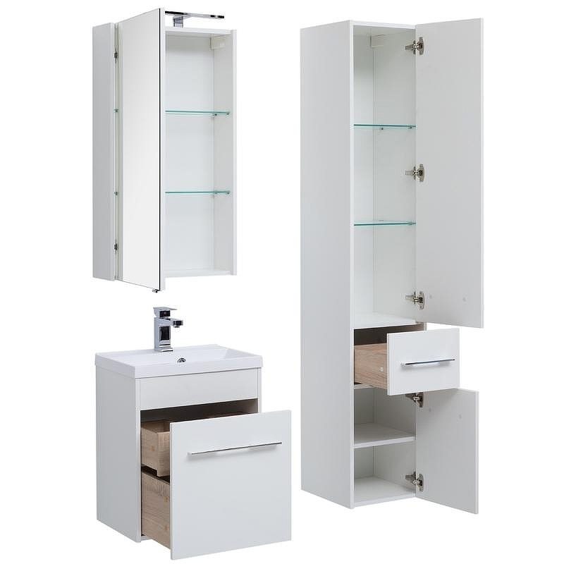 Шкаф пенал Aquanet Августа 35 210016 Белый, купить, цена, заказать, магазин, доставка, скидка, промокод, купить, цена, заказать, магазин, доставка, скидка, промокод