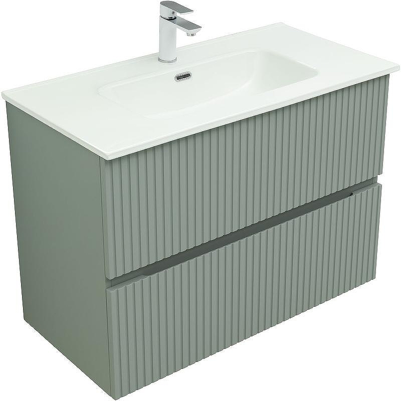 Тумба под раковину Aquanet Джейн 100 313320 подвесная Мисти грин, купить, цена, заказать, магазин, доставка, скидка, промокод, купить, цена, заказать, магазин, доставка, скидка, промокод