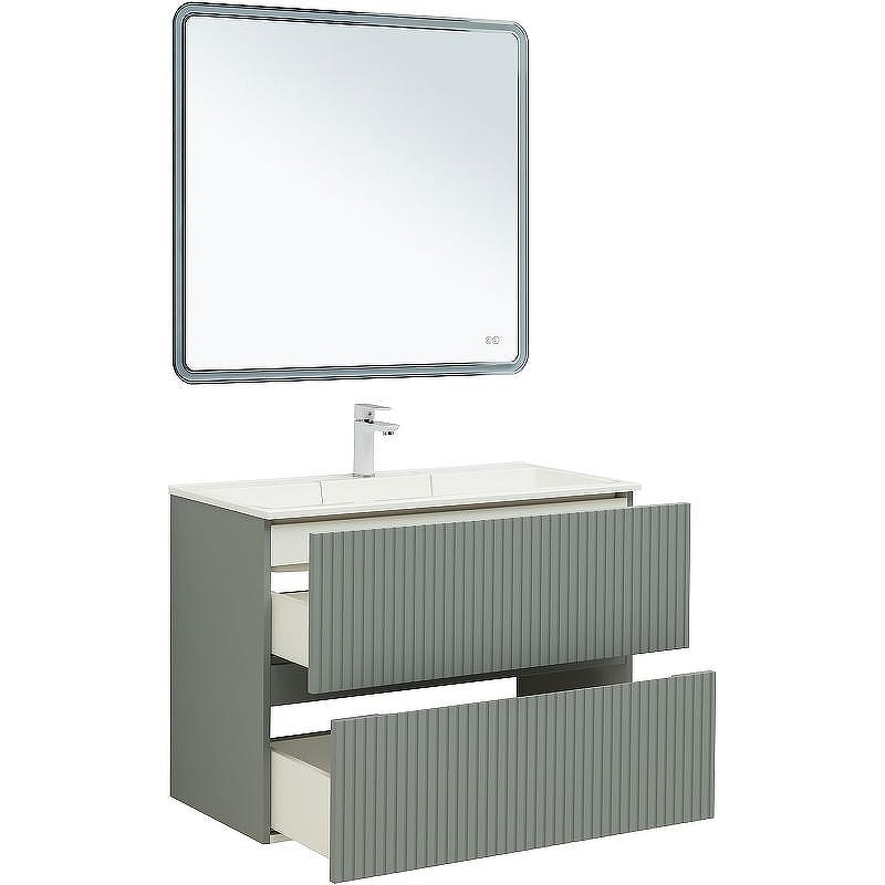 Тумба под раковину Aquanet Джейн 100 313320 подвесная Мисти грин, купить, цена, заказать, магазин, доставка, скидка, промокод, купить, цена, заказать, магазин, доставка, скидка, промокод