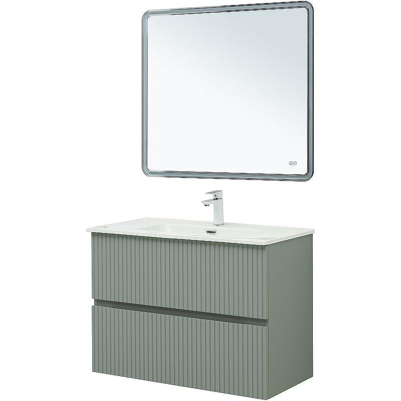 Тумба под раковину Aquanet Джейн 100 313320 подвесная Мисти грин, купить, цена, заказать, магазин, доставка, скидка, промокод, купить, цена, заказать, магазин, доставка, скидка, промокод