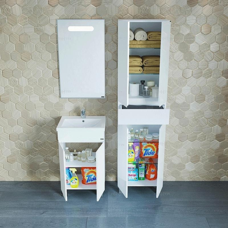 Тумба под раковину СанТа Марс 50 700239 Белая, купить, цена, заказать, магазин, доставка, скидка, промокод, купить, цена, заказать, магазин, доставка, скидка, промокод