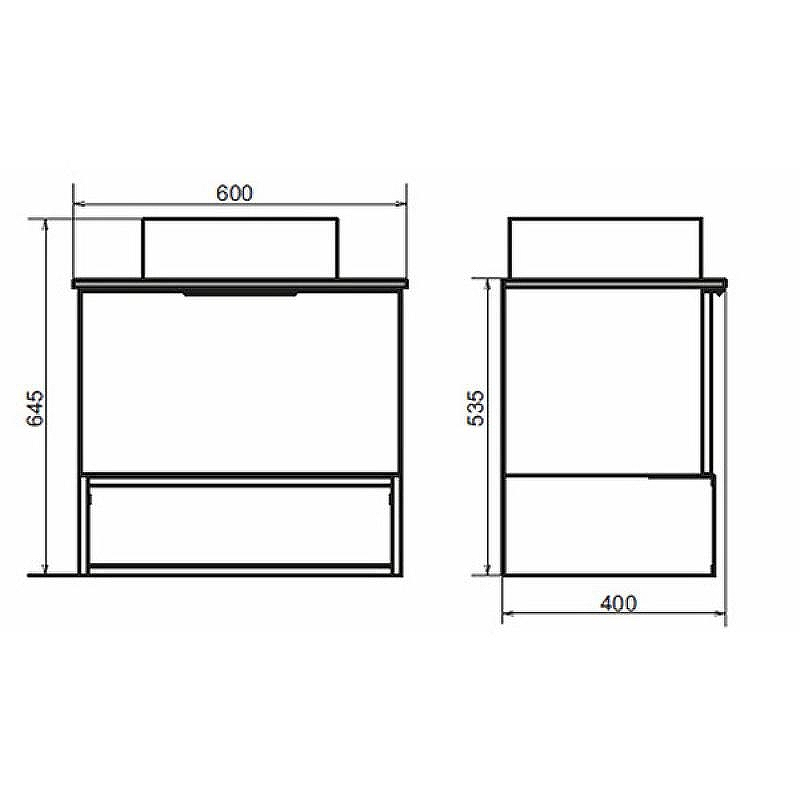 Тумба с раковиной Comforty Штутгарт 60 00-00001698 подвесная Дуб темно-коричневый Черная столешница, купить, цена, заказать, магазин, доставка, скидка, промокод, купить, цена, заказать, магазин, доставка, скидка, промокод
