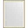 Зеркало Evoform Definite 98х78 BY 7633 в багетной раме - Белая кожа с хромом 78, купить, цена, заказать, магазин, доставка, скидка, промокод, купить, цена, заказать, магазин, доставка, скидка, промокод