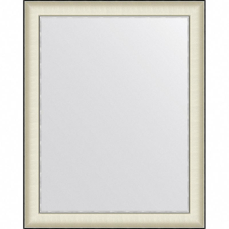 Зеркало Evoform Definite 98х78 BY 7633 в багетной раме - Белая кожа с хромом 78, купить, цена, заказать, магазин, доставка, скидка, промокод, купить, цена, заказать, магазин, доставка, скидка, промокод