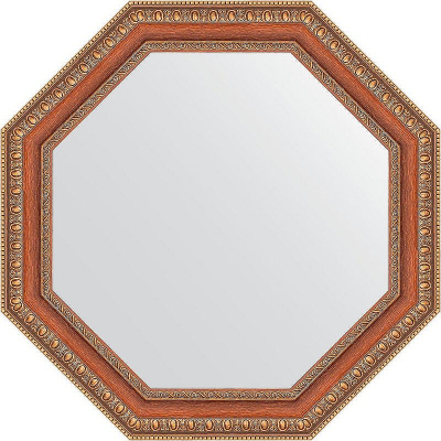Зеркало Evoform Octagon 52х52 BY 3712 в багетной раме - Бронзовые бусы на дереве 60