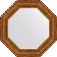 Зеркало Evoform Octagon 69х69 BY 3824 в багетной раме - Травленая бронза 99, купить, цена, заказать, магазин, доставка, скидка, промокод, купить, цена, заказать, магазин, доставка, скидка, промокод