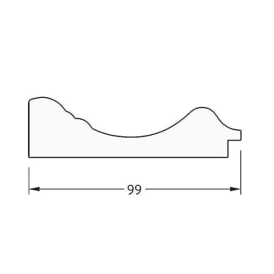 Зеркало Evoform Octagon 69х69 BY 3824 в багетной раме - Травленая бронза 99