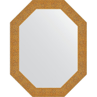Зеркало Evoform Octagon 76x96 BY 7184 в багетной раме - Чеканка золотая 90, купить, цена, заказать, магазин, доставка, скидка, промокод, купить, цена, заказать, магазин, доставка, скидка, промокод