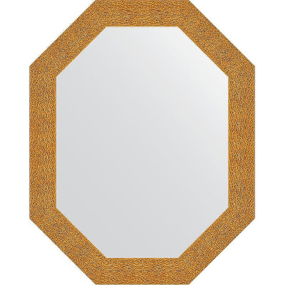 Зеркало Evoform Octagon 76x96 BY 7184 в багетной раме - Чеканка золотая 90