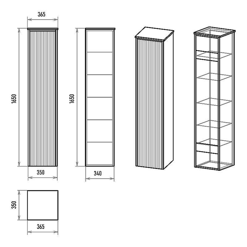 Шкаф пенал Brevita Elche 35 L ELC-05035-010L Серый кашемир Золото, купить, цена, заказать, магазин, доставка, скидка, промокод, купить, цена, заказать, магазин, доставка, скидка, промокод