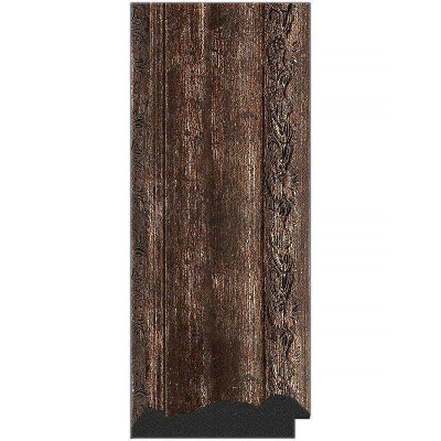 Зеркало Evoform Octagon 67x67 BY 7394 в багетной раме - Состаренное дерево с орнаментом 120