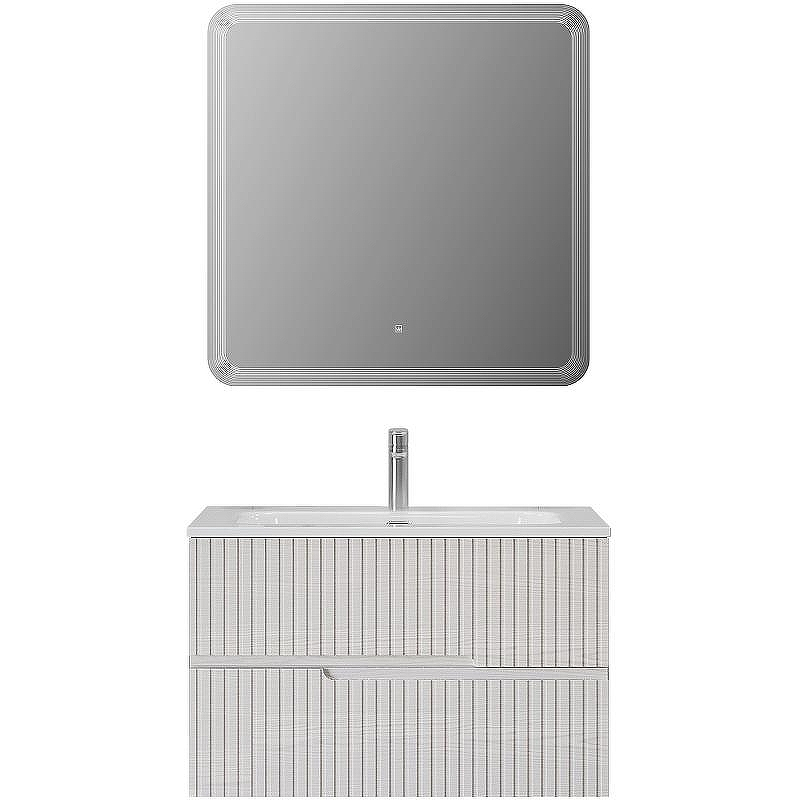 Тумба под раковину Cezares Duet-N 80 DUET-N-800-2C-SO-FBS-P подвесная Ясень Белый Софт, купить, цена, заказать, магазин, доставка, скидка, промокод, купить, цена, заказать, магазин, доставка, скидка, промокод