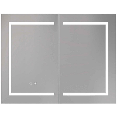 Зеркальный шкаф Aquatek 90 AQ7904-MLC с подсветкой Хром