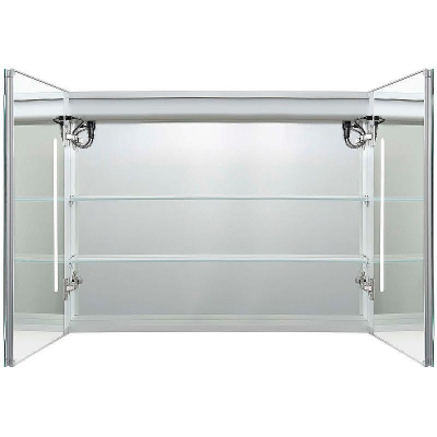 Зеркальный шкаф Aquatek 90 AQ7904-MLC с подсветкой Хром