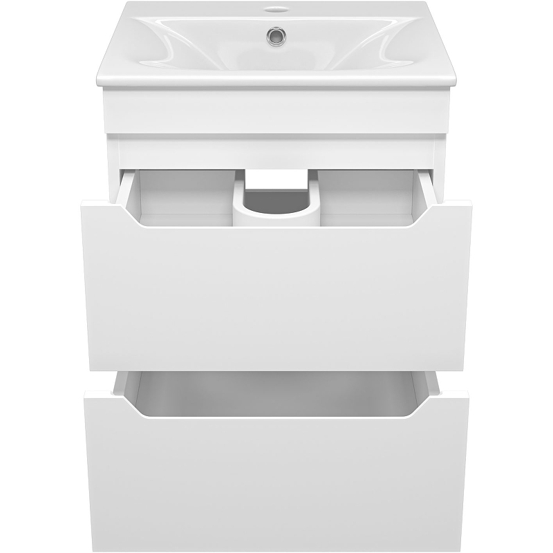Тумба с раковиной Misty Бриз 50 УТ000023901 подвесная Белая матовая, купить, цена, заказать, магазин, доставка, скидка, промокод, купить, цена, заказать, магазин, доставка, скидка, промокод