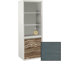 Шкаф пенал SanVit Стайл 32 pstyle с фактурой под дерево подвесной Шелк Сталь, купить, цена, заказать, магазин, доставка, скидка, промокод, купить, цена, заказать, магазин, доставка, скидка, промокод