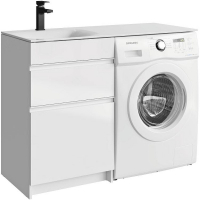 Тумба под раковину Aqwella Duet 115 DU01052N Белая, купить, цена, заказать, магазин, доставка, скидка, промокод, купить, цена, заказать, магазин, доставка, скидка, промокод