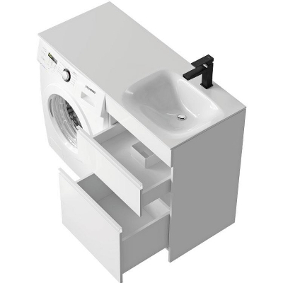 Тумба под раковину Aqwella Duet 115 DU01052N Белая