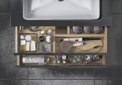 Тумба под раковину Excellent Tuto 80 MLEX.0103.800.GRBL подвесная Серый Дуб