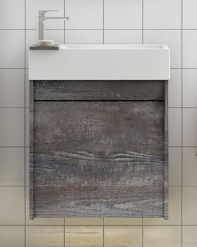 Тумба под раковину Art&Max Family-400-1D-SO-PE подвесная Бетон Экзотик, купить, цена, заказать, магазин, доставка, скидка, промокод, купить, цена, заказать, магазин, доставка, скидка, промокод