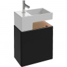 Тумба под раковину Jacob Delafon Terrace 50 EB1178-274 подвесная Черная, купить, цена, заказать, магазин, доставка, скидка, промокод, купить, цена, заказать, магазин, доставка, скидка, промокод