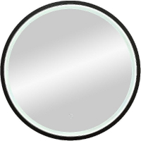 Зеркало Континент Style D 600 ЗЛП1016 с подсветкой Черное с сенсорным выключателем, купить, цена, заказать, магазин, доставка, скидка, промокод, купить, цена, заказать, магазин, доставка, скидка, промокод